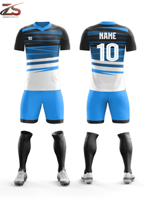 Uniformes de football en polyester 100% personnalisés nouvelle conception maillots de football de l'équipe d'entraînement uniforme de vêtements de sport respirant fabriqué au Pakistan - Product Image 3