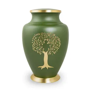 Hot Selling Handcrafted Urn Large Size Unique Tree of Life Design Cremation Urns for Human or Pet Ashes - Product Image 1