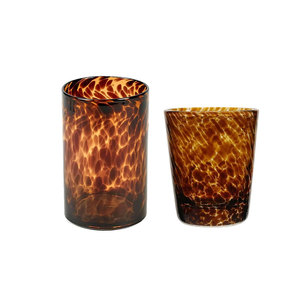 Nouvelle collection de bougies imprimées léopard, fabricant de bocaux en verre d'Inde - Product Image 3