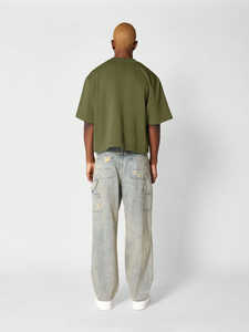 T-shirts pour hommes en molleton français 100% coton, 300 GSM, épais, faible MOQ, pas cher, vierge, coupe ample, style hip-hop, vente en gros - Product Image 6