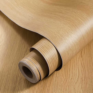 Gran oferta de papel de pared con textura de madera, pegatina de pared autoadhesiva de PVC para armarios de habitaciones, decoración de muebles, película de arquitectura - Product Image 6