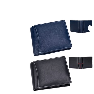 กระเป๋าสตางค์พับได้ RFID หนังสำหรับผู้ชาย,กระเป๋าเงินกระเป๋าสตางค์หนังเต็มเมล็ดแบบบางสำหรับผู้ชายกระเป๋าสตางค์ขายส่งขนาดเล็กออนไลน์ - Product Image 1