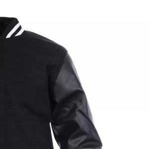 Blouson bombardier d'hiver personnalisé de haute qualité pour hommes Design universitaire d'équipe à la mode avec laine et duvet Style Letterman - Product Image 3