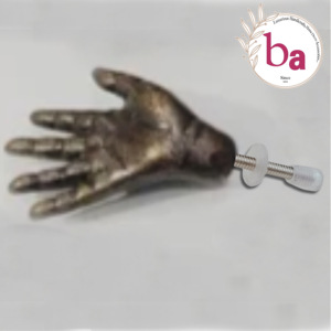 มือจับลิ้นชักทำจากทองเหลืองแบบโบราณสำหรับห้องครัวและตู้เสื้อผ้า - Product Image 1