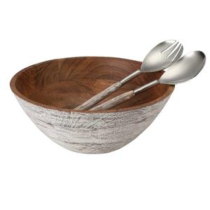 Servidor de palomitas de maíz o sopa Cuencos de madera Restaurante Catering Uso Frutero Royal Look Almacenamiento de frutas secas Cuenco de madera - Product Image 5