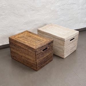 Rectangular <b>Rattan</b> <b>Box</b> with Lid Handmade <b>Storage</b> <b>Box</b> Eco-Friendly Natural Home and Home Decor Wholesale from Vietnam - Product Image 2