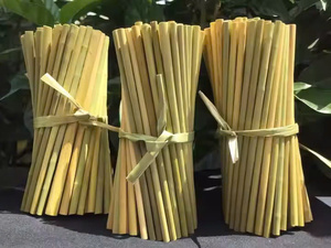 100% Natural Biodegradable Bamboo Grass Straws From Vietnam <b>Dried</b> <b>Plant</b> Straw for Parties - Caryln - Product Image 3
