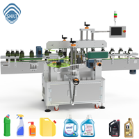 Etiquetadora Automática de Alta Velocidad SKILT de Doble Cara para Etiquetas Transparentes, Botellas de Champú, Jabón Líquido para Manos, Control por Servomotor