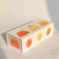 Boîte à bougies kraft recyclée imprimée personnalisée de qualité supérieure Emballage de bouteille écologique pour les gommes à la crème au chocolat Type de dossiers de fenêtre