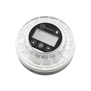 Distributeur automatique de nourriture pour poissons d'aquarium, écologique, rechargeable, avec minuterie, écran LCD et emballage en boîte, en plastique - Product Image 2