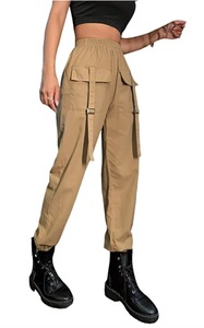 Pantalones Cargo para mujer, pantalones Cargo ajustados, moda de verano, estilo callejero, pantalones Cargo ajustados para mujer con tamaño de logotipo de color personalizado - Product Image 6
