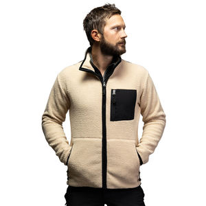 Chaqueta de lana polar de invierno personalizada para hombre, abrigo informal con cremallera de alta calidad de talla grande para clima frío al aire libre, servicios al por mayor - Product Image 1