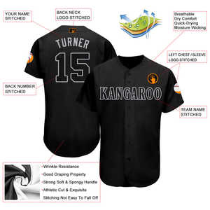 Auténtica camiseta de béisbol personalizada, proveedor mayorista, transpirable, de secado rápido, tela cosida duradera, ropa de equipo para Academias - Product Image 5