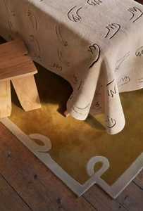 Tapis moderne personnalisé en laine NZ touffeté à la main motif abstrait tapis et ensembles personnalisables pour chambre ou salon - Product Image 2