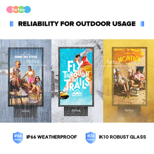 Bên ngoài quảng cáo Totem kiosk CMS phần mềm sàn đứng ngoài trời kỹ thuật số biển và hiển thị quảng cáo TV LCD media <span class=keywords><strong>player</strong></span> - Product Image 2