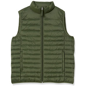 Gilet matelassé sans manches OEM, veste gonflée, logo personnalisé, couleur personnalisée, polyester, gilets de haute qualité, gilet matelassé chaud pour l'hiver pour hommes - Product Image 3