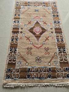 พรมผ้าไหมทอมือปักลาย3D งานดีไซน์แอบสแตรกต์แบบดั้งเดิมสำหรับบ้านโรงแรมประตูห้องรับประทานอาหารใช้สำหรับปิกนิก - Product Image 5