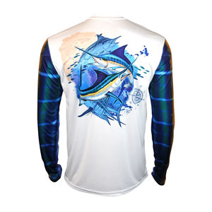 ออกแบบเสื้อตกปลาผู้ชายคุณภาพสูงแขนยาวสบายของคุณเองเสื้อตกปลาผู้ชายที่ขายดีที่สุดกลางแจ้ง - Product Image 3