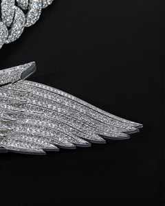 Pendentif en argent 925 avec diamant VVS et moissanite, style hip-hop, avec design de nom glacé, passe le testeur de diamants pour les rappeurs - Product Image 4