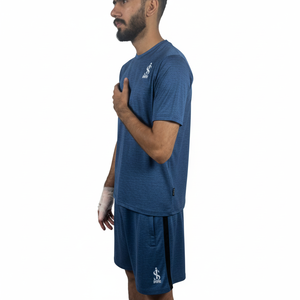 Conjunto de Ropa de Verano para Hombre, 13 Colores, Camiseta Holgada Informal, 2 Piezas, Pantalones Cortos para Hombre, Conjunto Deportivo para Correr, Tallas Grandes - Product Image 3