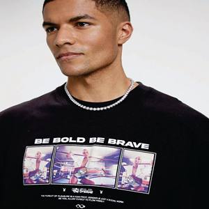 OEM venta al por mayor de alta calidad de los hombres de estilo Hip Hop Street suelta Camiseta de algodón-Directo de fábrica - Product Image 5