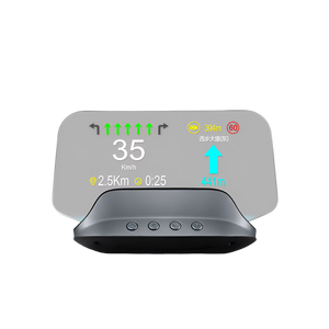 จอแสดงผลบนกระจกหน้ารถ Sudex C3 ขนาด 5 นิ้ว พร้อมระบบเตือนความเร็วเกินกำหนด แสดงค่า RPM อุณหภูมิน้ำ แรงดันไฟฟ้า แจ้งเตือนรหัสข้อผิดพลาด OBD2 GPS เพื่อความปลอดภัย - Product Image 2