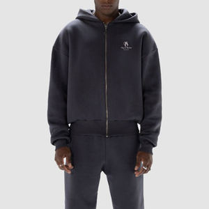 เสื้อฮู้ดของผู้ชายไซส์ใหญ่พิเศษผ้าฝ้าย100% เป็นมิตรกับสิ่งแวดล้อมกันน้ำลายแบบ DIY - Product Image 2