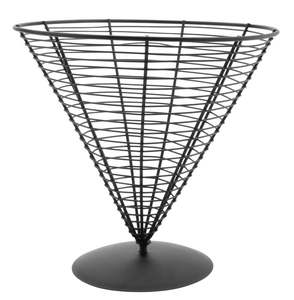 Cesta cónica de alambre de metal para cocina, nuevo diseño personalizado, aceptable para sala de estar, boda, hogar, Hotel, vajilla, venta al por mayor 2023 - Product Image 2