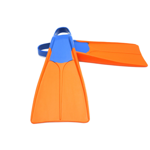 Entrega rápida, venta al por mayor, aletas de esnórquel de caucho Natural, Color naranja, mejora la comodidad y el rendimiento en el agua - Product Image 5