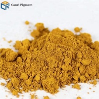 Fabricants en gros oxyde de fer jaune 313 pigment ciment couleur brique plancher chaussée peinture extérieure brique chaussée