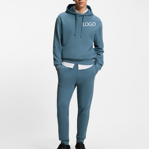 Survêtement à manches longues avec logo personnalisé pour hommes, pour commandes en gros, ensembles de jogging pour hommes, tendance 2026 - Product Image 1