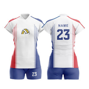 Uniforme de voleibol de primera calidad hecho de poliéster, costura duradera, material de alto rendimiento, perfecto para uso escolar a largo plazo - Product Image 2