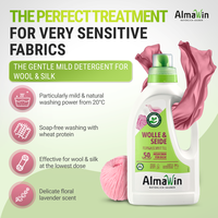 Détergent liquide pour linge AlmaWin RTS 1 Laine et Soie Lavande 750ml 50 Lavages 20-40 Celsius Doux Biologique