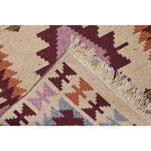 พรมวินเทจสไตล์ตุรกี ขนาด 2.6x4.6 ฟุต สีแดงเบจล้วน - Product Image 4