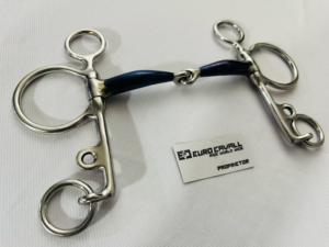 2025 mèches en cuir titane de qualité supérieure pour l'équitation Durable Bhoof Kimble crochet Snaffle Euro Cavall Bits - Product Image 6