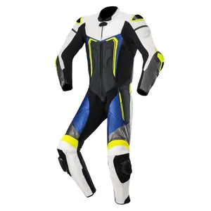 工場で作られた全身保護オートバイレーシングスーツ/高品質の最高のファッションレザーバイクスーツ