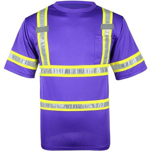 เสื้อยืดแขนสั้นสำหรับใส่ทำงานเสื้อยืดสะท้อนแสงกลางแจ้งสะท้อนแสง - Product Image 5