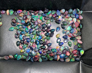Opale naturelle en pierre précieuse, forme poire, taillée à la main, pour la fabrication de bijoux et accessoires, composants, pierre en vrac - Product Image 1