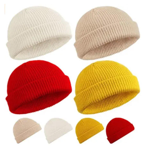 หมวกบีนนี่พับได้ใช้ได้ทุกเพศหมวกแบรนด์เนมผ้าคอตตอนเนื้อนุ่ม/โพลีเอสเตอร์ถักน้ำหนักเบาถักสำหรับเล่นสกีแบบไม่มีสายรัดสำหรับฤดูหนาว - Product Image 6