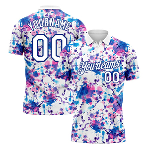 เสื้อกอล์ฟผู้ชายแบบแห้งเร็ว ผ้าเจอร์ซีย์เนื้อผ้าฝ้าย  รับสกรีนโลโก้  แขนสั้น - Product Image 1