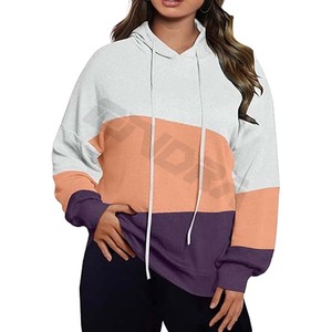 Sudaderas con capucha de talla grande para mujer con bolsillos tipo canguro: elegantes y cómodas para el uso diario - Product Image 1