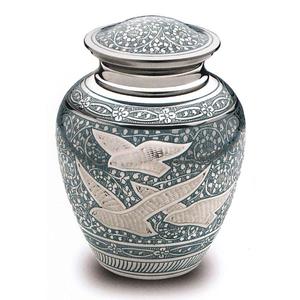 Urne funéraire en métal de haute qualité pour la vente en gros de fournitures funéraires, urne en métal gravée, urne commémorative DOM TOP - Product Image 5