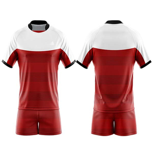 Maillots de rugby de haute qualité pour hommes, vêtements de football, uniformes, impression par sublimation, maillots de rugby en gros - Product Image 4