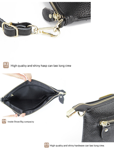 Cartera de cuero para mujer, multifuncional, con diseño de sobre para dinero y efectivo, con forro de algodón, al mejor precio. - Product Image 6