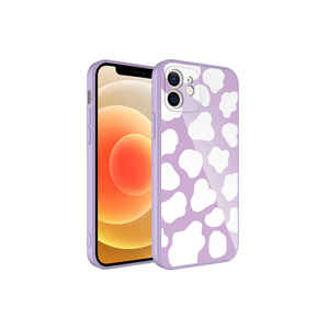 Étui en silicone de luxe MSRA à motifs époxy pour iPhone 12, coque souple en silicone Vivo avec protection de l'appareil photo, antichoc et électroplaqué - Product Image 1
