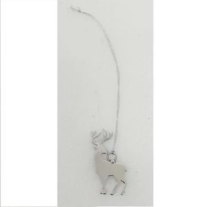 Ornements de Noël suspendus en acier inoxydable modernes personnalisés élégants de haute qualité Ornement poli miroir - Product Image 4