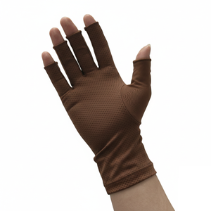 Guantes de Conducir sin Dedos, Antideslizantes, Unisex, de Nailon, Protección UV, Cantidad al por Mayor, Guantes de Conducir de Verano de Primera Calidad - Product Image 3