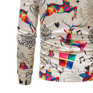 100% polyester blanchi Sublimation sweats à capuche pour hommes 2025 nouveauté 3D partout pull à capuche imprimé - Product Image 6