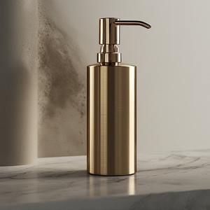 Dispensador de Jabón Moderno de Lujo, Acero Inoxidable y Mármol, Gran Durabilidad, Diseñado para Amantes del Estilo Interior, Artesanía Detallada - Product Image 3