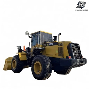 รถตักล้อยางโคมัตสึ 380 มือสอง น้ำหนัก 16.9 ตัน ความจุบุ้งกี๋ 3.1 ลูกบาศก์เมตร ของแท้จากญี่ปุ่น เครื่องจักรก่อสร้างขนาดกลาง ชั่วโมงการทำงานต่ำ ได้รับการรับรองมาตรฐาน CE - Product Image 1